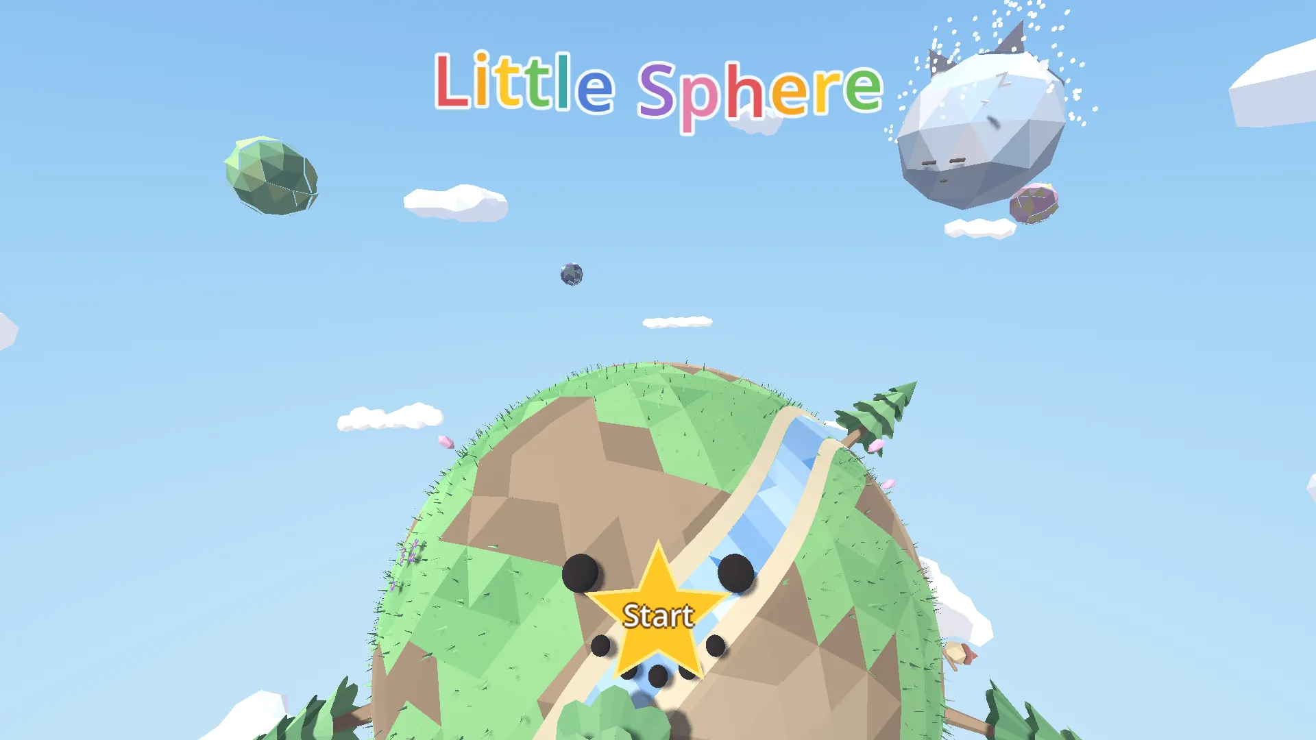 LittleSphere title screen